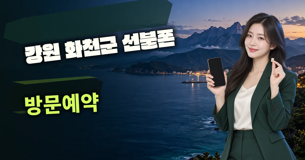 강원 화천군 선불폰 방문예약 대표 이미지
