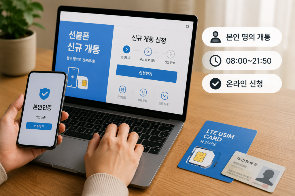 개인파산 핸드폰 개통 막혔다면 선불폰 온라인 신청 절차