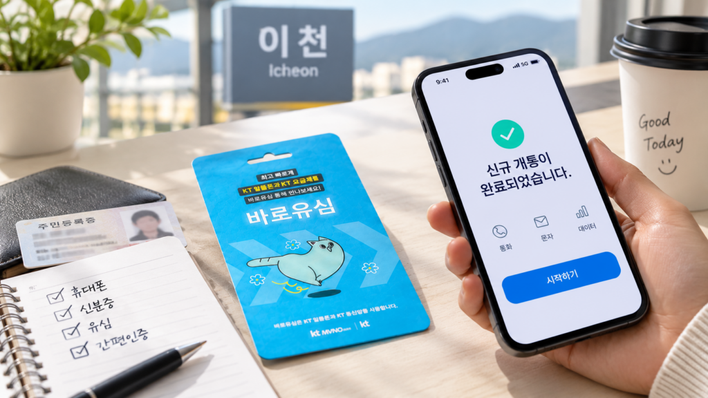 이천선불폰 기존 회선과 별개로 모바일 새 번호 여는 개통 방법