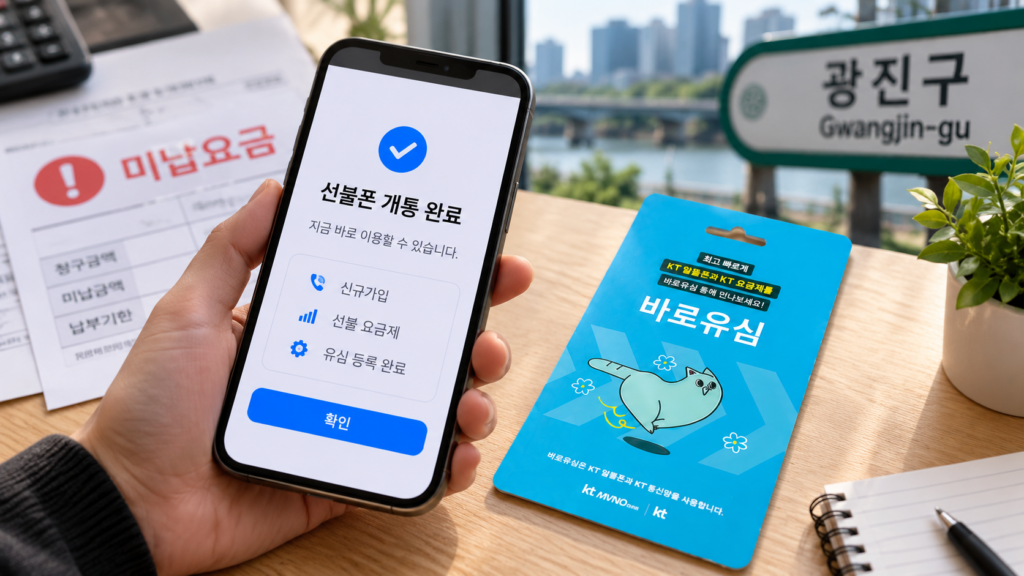 광진구선불폰 통신요금 미납 중에도 개통 가능한 이유와 방법