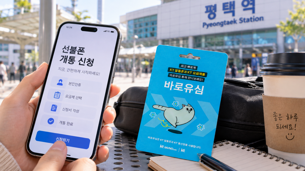 평택선불폰 모바일로 본인명의 새 회선 여는 개통 방법