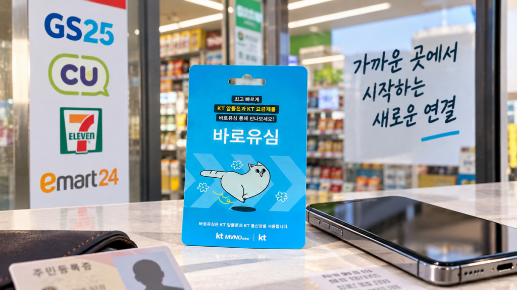 편의점 알뜰폰 선불유심 개통을 신청할 수 있는 대상과 가능 조건