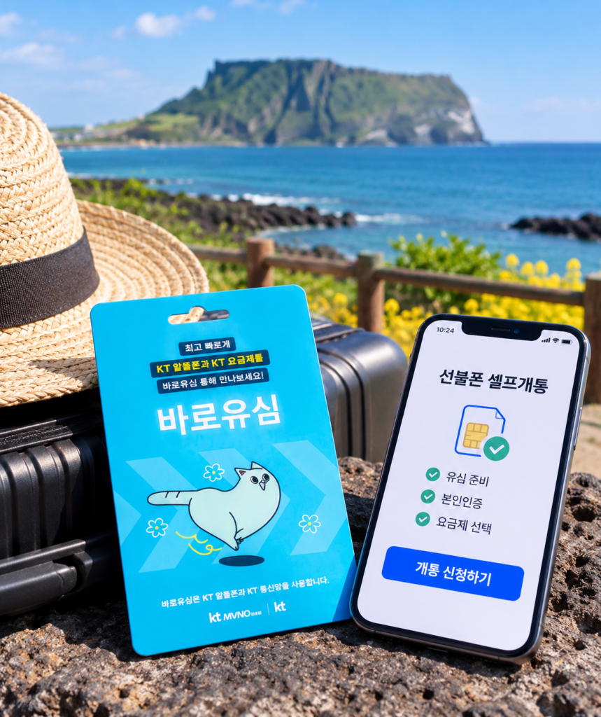 제주도선불폰 대리점 방문 없이 셀프개통으로 해결되는 이유