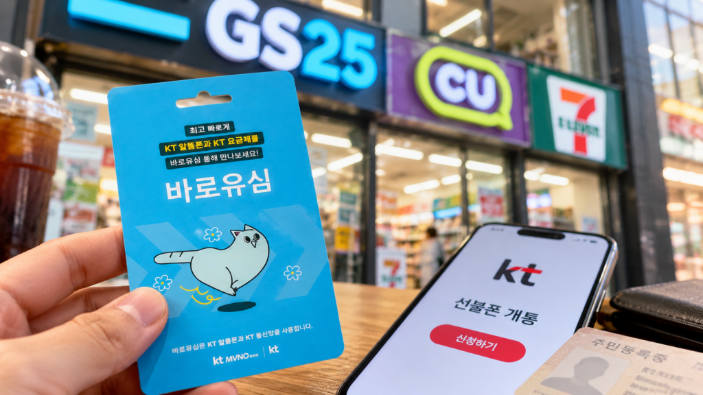 KT 선불폰 바로유심으로 개통 문제를 해결할 수 있는 이유
